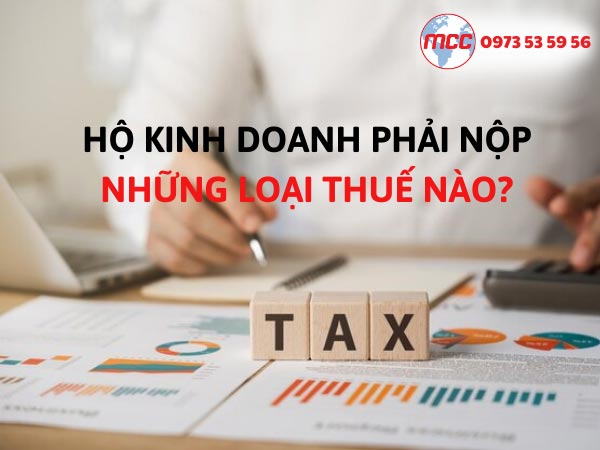 Nhiều loại thuế hộ cá thể cần phải nộp theo quy định của pháp luật
