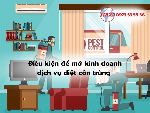 Yêu cầu để kinh doanh dịch vụ diệt côn trùng  