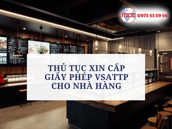Thủ tục xin cấp giấy phép ATVSTP cho nhà hàng